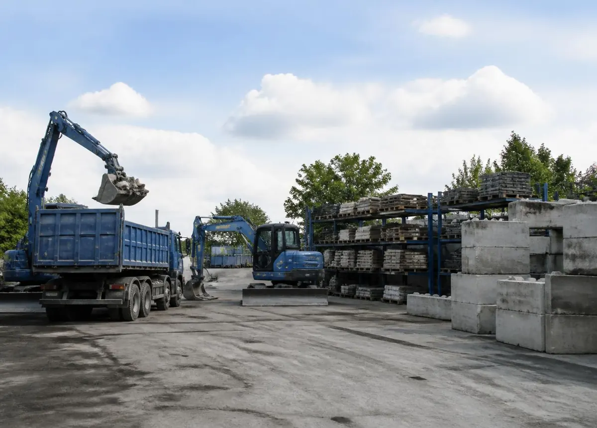 Lager- und Freifläche von Schweinert Transporte